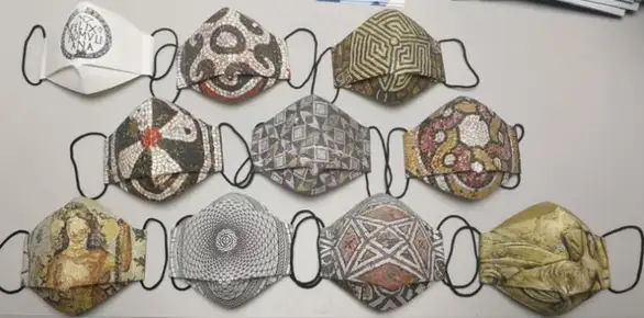 Kreativnost u vreme korone: Zaštitne maske sa motivima predmeta iz zbirke Felix Romuliana