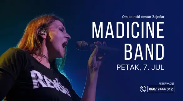 Madicine band u letnjoj bašti Omladinskog centra