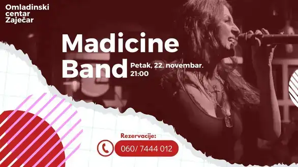Omladinski centar: Medicine Band u petak