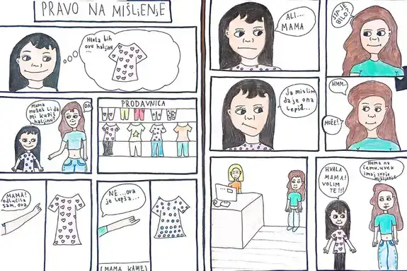 Povodom Svetskog dana deteta 1.juna, "Dečiji centar" je raspisao konkurs za strip priču pod nazivom ‘’ŠTA JE ONO ŠTO NAM TREBA’’