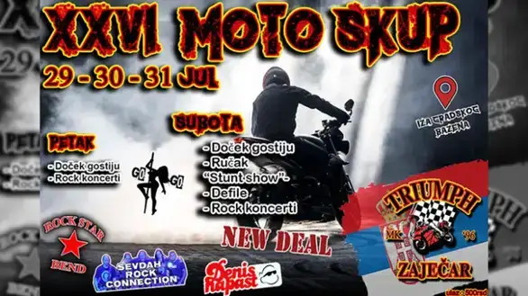 26. Moto skup u Zaječaru biće od 29. do 31. jula