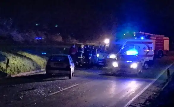 Saobraćajna nezgoda na Grljanskom putu: Jedna osoba povređena