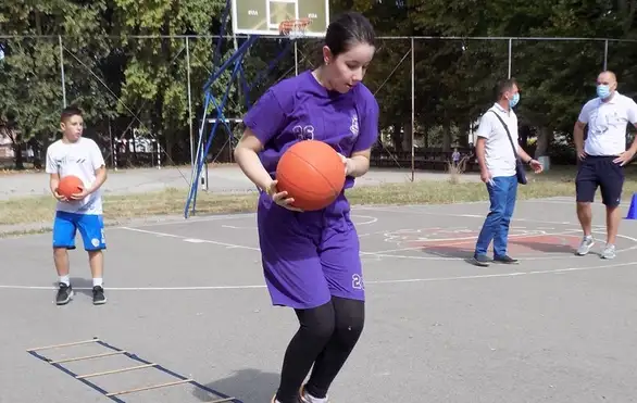Košarkaški trening trećeg dana Evropske nedelje sporta u Zaječaru