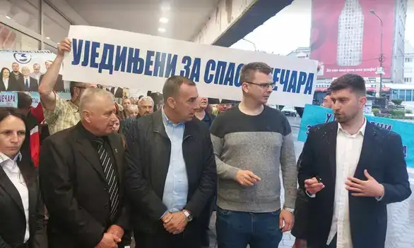 Parandilović u Zaječaru dao podršku GG „Ujedinjeni za spas Zaječara“