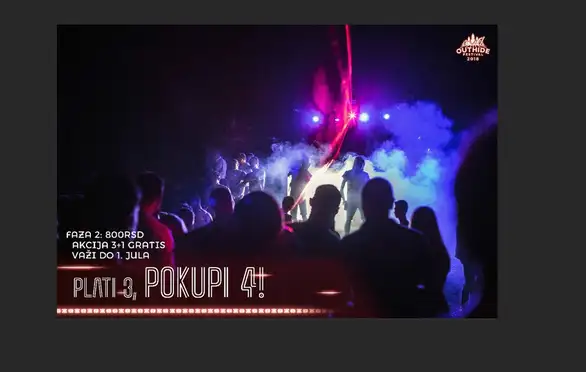 Outhide akcija – Plati 3 pokupi 4!