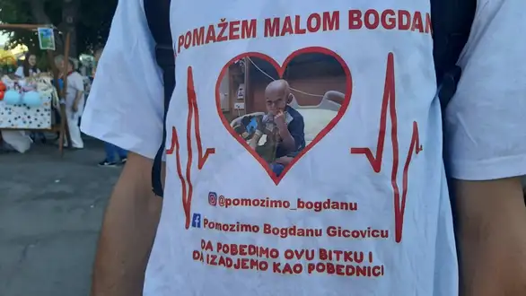 U toku je Humanitarni bazar za Bogdana Gicovića