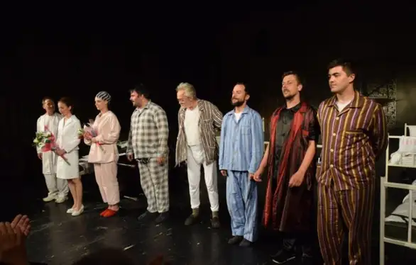 Prva repriza predstave “Bliži nebu” u zaječarskom pozorištu