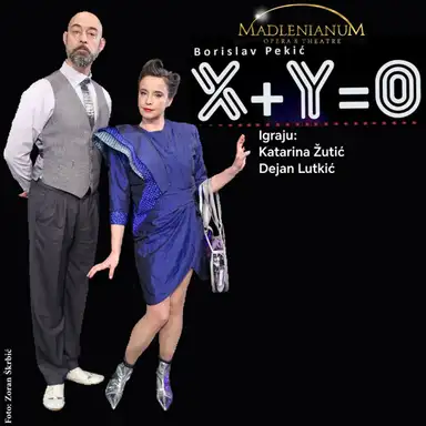 CENTAR ZA KULTURU U KOTLUJEVCU PREDSTAVA "X + Y = 0", 2. decembra u 20 sati
