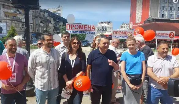 Promena u koju verujemo: "Zahtevamo da se Vladimir Videnović javno izjasni da li podržava ovakav vid političke borbe, koji je inače protivzakonit?