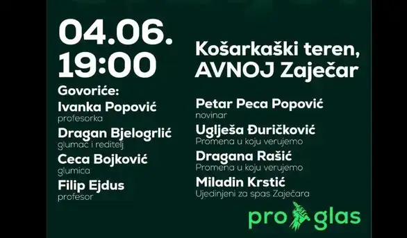 Tribina PROGLAS-a večeras u naselju Kraljevica od 19 sati