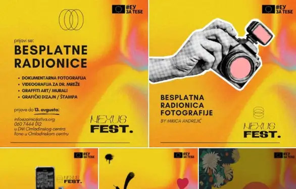 U sklopu Nexus festa počinju kreativne radionice u Zaječaru