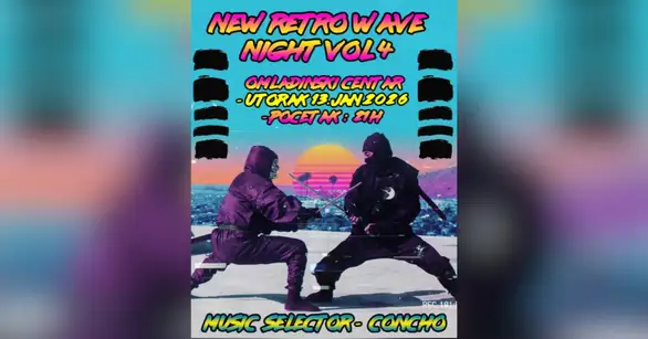 New Retro Wave Night u Omladinskom centru