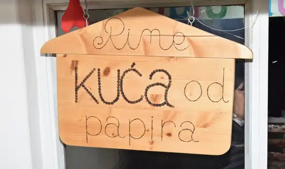 Udruženje Rime otvorilo je "Kuću od papira"