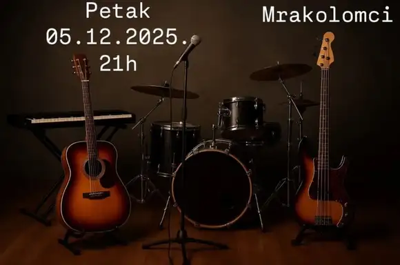 "Mrakolomci" uživo u Rok klubu u Zaječaru