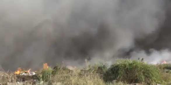 Požar na gradskoj deponiji u Knjaževcu