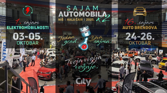 Oktobar u znaku automobila: Dva velika sajma u Nišu!