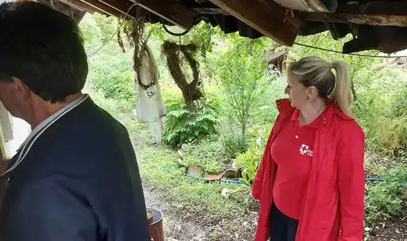 Predstavnici Crvenog krsta Zaječar u okviru Nedelje Crvenog krsta obišli starije osobe iz ruralnih sredina