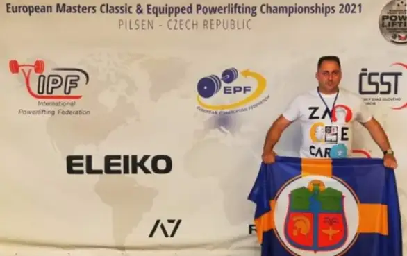 Zaječarac Saša Cvetković odbranio titulu prvaka Evrope u powerlifting-u