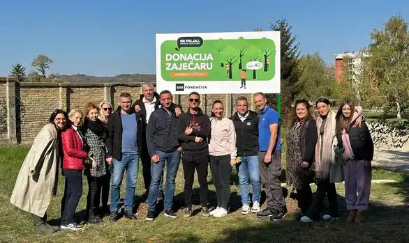 SBB fondacija posadila 40 sadnica u parku Kraljevica u Zaječaru