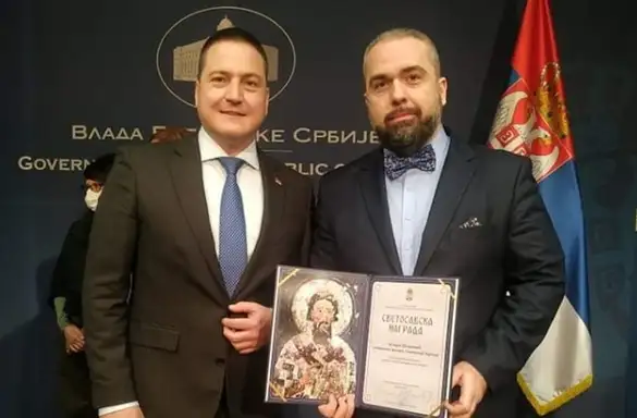 Mladen Šljivović dobitnik Svetosavske nagrade