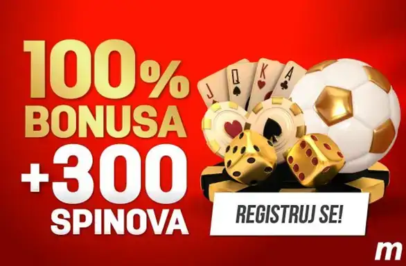 JEDAN KLIK I ČAROBAN POKLON JE TVOJ - PREUZMI 300 SPINOVA I 100% BONUSA!