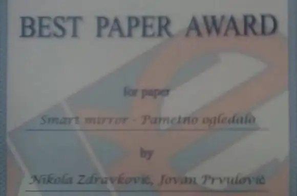 11. Konferencija studenskih projekata IEEESTEC - još jedna nagrada učenicima Tehničke škole