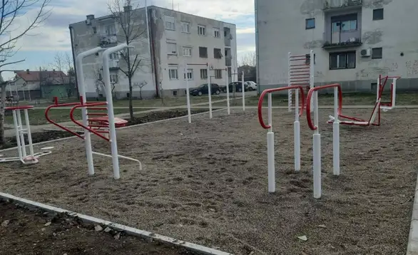 Naselje "Ključ 3" dobilo teretanu na otvorenom: Vrednost radova 1.000.000,00 dinara