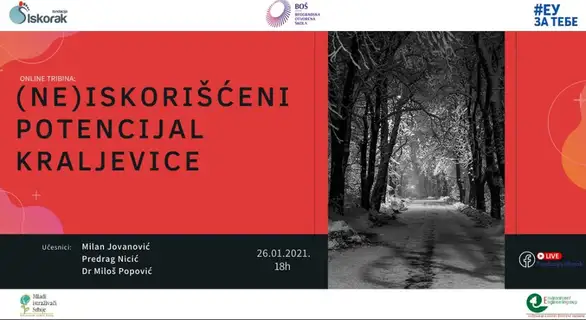 (Ne)iskorišćeni potencijal Kraljevice - Onlajn tribina