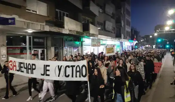 Borani u četvrtak dočekuju studente iz Srbije koji pešače ka Zaječaru na protest Sloboda kreće sa istoka
