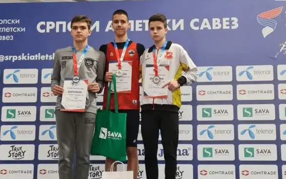 Veljko Vasiljević prvak Srbije na 1.500 i na 3.000 metara, Lena Maletić zlatna na 400 metara