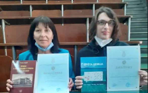 Vuk Živković učenik Gimnazije u Zaječaru osvojio 1. mesto na Republičkom takmičenju iz hemije