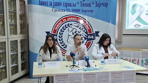 ZZJZ “Timok” Zaječar: HPV vakcina ključna u borbi protiv raka grlića materice